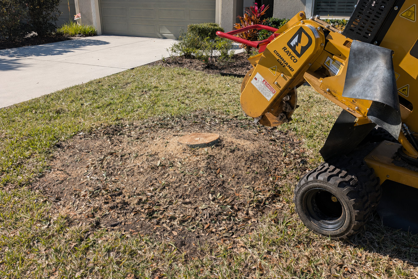 Stump grinding in Alameda, CA